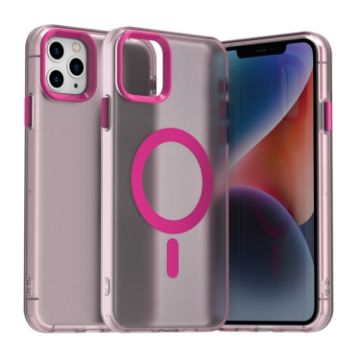 iPhone 11 Pro Candy Magsafe PC Hybrid TPU Case - Red - 1