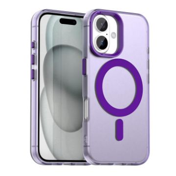 iPhone 17 Candy Magsafe PC Hybrid TPU Case - Purple - 1