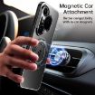 Huawei Pura 80 Ultra 5G Blue Rotating Holder Frosted Metal Phone Case - 5