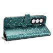 itel A95 5G Green Honeycomb Dot Texture Leather Phone Case - 5