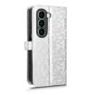itel A95 5G Silver Honeycomb Dot Texture Leather Phone Case - 3