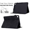 Samsung Galaxy Tab A8 10.5 2021 X205 Cats Embossed Leather Case Black - 5