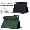 Samsung Galaxy Tab A7 2020 T500 Cats Embossed Leather Case Green - 5