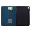 Samsung Galaxy Tab A7 2020 T500 Cats Embossed Leather Case Dark Blue - 3