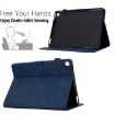 Samsung Galaxy Tab A7 2020 T500 Cats Embossed Leather Case Dark Blue - 5