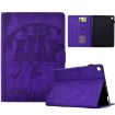 Samsung Galaxy Tab S5e/T720 Cats Embossed Leather Case - Purple - 1
