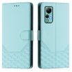 Ulefone Note 14 Mint Green RFID Leather Phone Case Honeycomb Design - 2