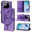 Xiaomi 15S Pro 5G Light Purple Butterfly Leather Phone Case - 1