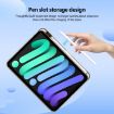 iPad Pro 13 2024 Black Acrylic Hybrid TPU Case with Pen Slot - 5