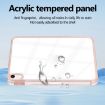 iPad Pro 13 2024 Pink Acrylic Hybrid TPU Case with Pen Slot - 4