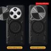 Redmi 14C 4G CD Texture Camshield Magnetic Holder Case Black - 6
