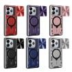 Redmi Note 14 5G Camshield Magnetic Holder Case Red - CD Texture, Sliding - 2