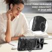 Redmi Note 14 4G Purple Camshield Magnetic Holder Phone Case - 4