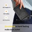 Redmi A5 4G Phone Case - CD Texture, Camshield, Magnetic Holder, Black - 7