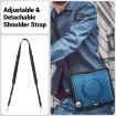 iPad Pro 13 2024 Honeycomb Hybrid Case with Handle & Strap - Navy Blue - 7