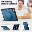 iPad Pro 13 2024 Honeycomb Hybrid Case with Handle & Strap - Navy Blue - 8