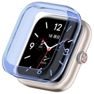 Vivo Watch GT Transparent Blue TPU Protective Case - Half Pack Hollow - 1