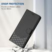 Vivo S30 Black Honeycomb Embossing RFID Leather Phone Case - 7