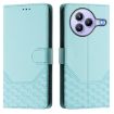 Xiaomi Civi 5 Pro 5G Mint Green Honeycomb RFID Leather Case - 2