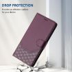 Xiaomi Civi 5 Pro 5G Violet RFID Leather Phone Case - Honeycomb Design - 7