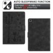 Samsung Galaxy Tab A7 10.4 2020 Cat Leather Case - Black - 4