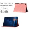Samsung Galaxy Tab A7 10.4 2020 Pink Cat Leather Case Cover - 5