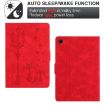 Samsung Galaxy Tab A8 10.5 2021 Red Cat Leather Case - 4