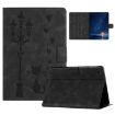 Samsung Galaxy Tab A8 10.5 2021 Cat Leather Case - Black - 1