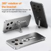 Xiaomi 14 Ultra Silver 360 Rotate Holder PC Phone Case - No Frame - 3