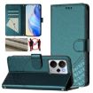 Realme 14 5G/14T 5G Peacock Green RFID Leather Phone Case - 1