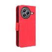 Xiaomi Civi 5 Pro 5G Red Leather Phone Case with Card Slots - 3