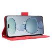 Xiaomi Civi 5 Pro 5G Red Leather Phone Case with Card Slots - 7