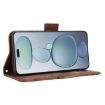 Xiaomi Civi 5 Pro 5G Brown Leather Phone Case with Card Slots - 7