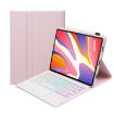Huawei MatePad SE 11 2024 Keyboard Case with Touchpad - Pink White - 1