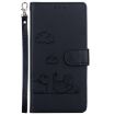 Tecno Spark 30 4G Black RFID Leather Phone Case with Cute Cats Design - 2
