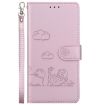 Infinix Hot 50 Pro+ 4G Rose Gold Cute Cats RFID Leather Phone Case - 2