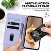 Infinix Hot 50 Pro+ 4G Purple Cute Cats RFID Leather Phone Case - 6
