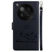 Infinix Zero 40 4G/5G Black RFID Leather Phone Case with Cute Cats - 3