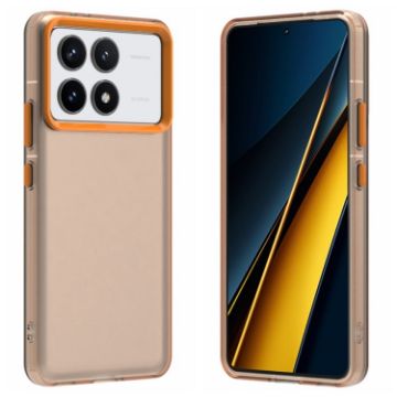 Redmi K70 Shockproof Phone Case - Candy Orange PC Hybrid TPU - 1