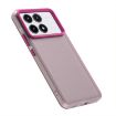 Red Shockproof Phone Case for Redmi K70 Pro - Candy PC Hybrid TPU - 6