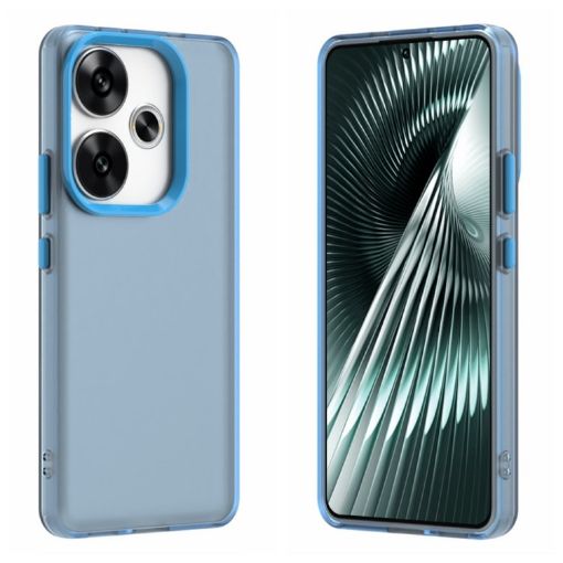 Redmi Turbo 3 Candy PC Hybrid TPU Shockproof Phone Case - Blue - 1