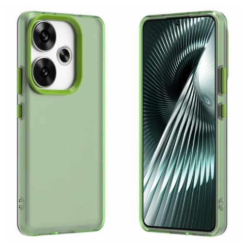 Redmi Turbo 3 Shockproof Phone Case - Green Candy PC Hybrid TPU - 1