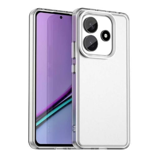 Redmi Note 14 5G Shockproof Phone Case - White Candy PC Hybrid TPU - 1