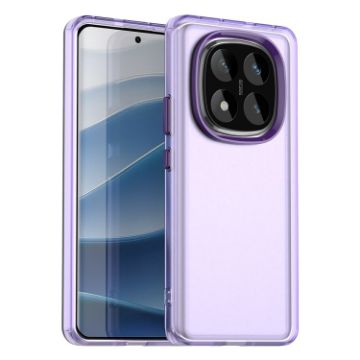Redmi Note 14 Pro 5G Shockproof Phone Case - Purple Hybrid TPU - 1