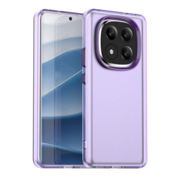 Redmi Note 14 Pro+ 5G Shockproof Phone Case - Purple Hybrid TPU - 1