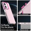 Red Shockproof Phone Case for Redmi Note 13 5G - Candy PC Hybrid TPU - 3