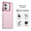 Red Shockproof Phone Case for Redmi Note 13 5G - Candy PC Hybrid TPU - 4