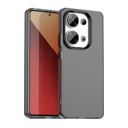 Redmi Note 13 Pro 4G Shockproof Candy PC Hybrid TPU Case - Black - 1