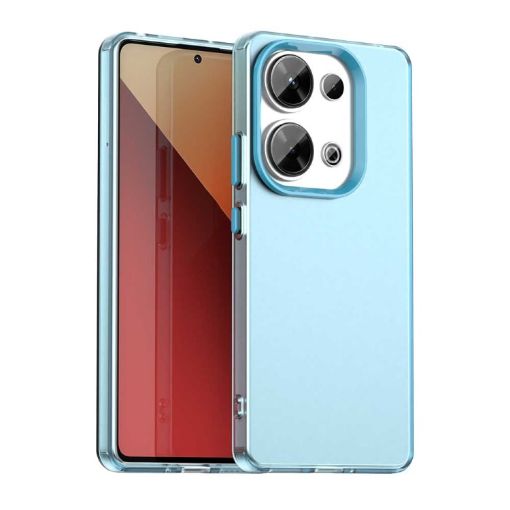 Redmi Note 13 Pro 4G Shockproof Candy PC Hybrid TPU Case - Blue - 1