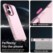 Red Shockproof Phone Case for Redmi 13R 5G - Candy PC Hybrid TPU - 3